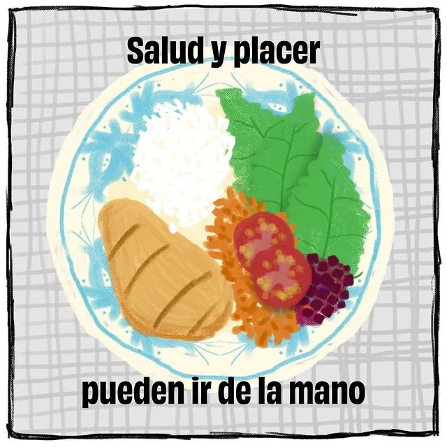 Un arcoíris para comer saludable